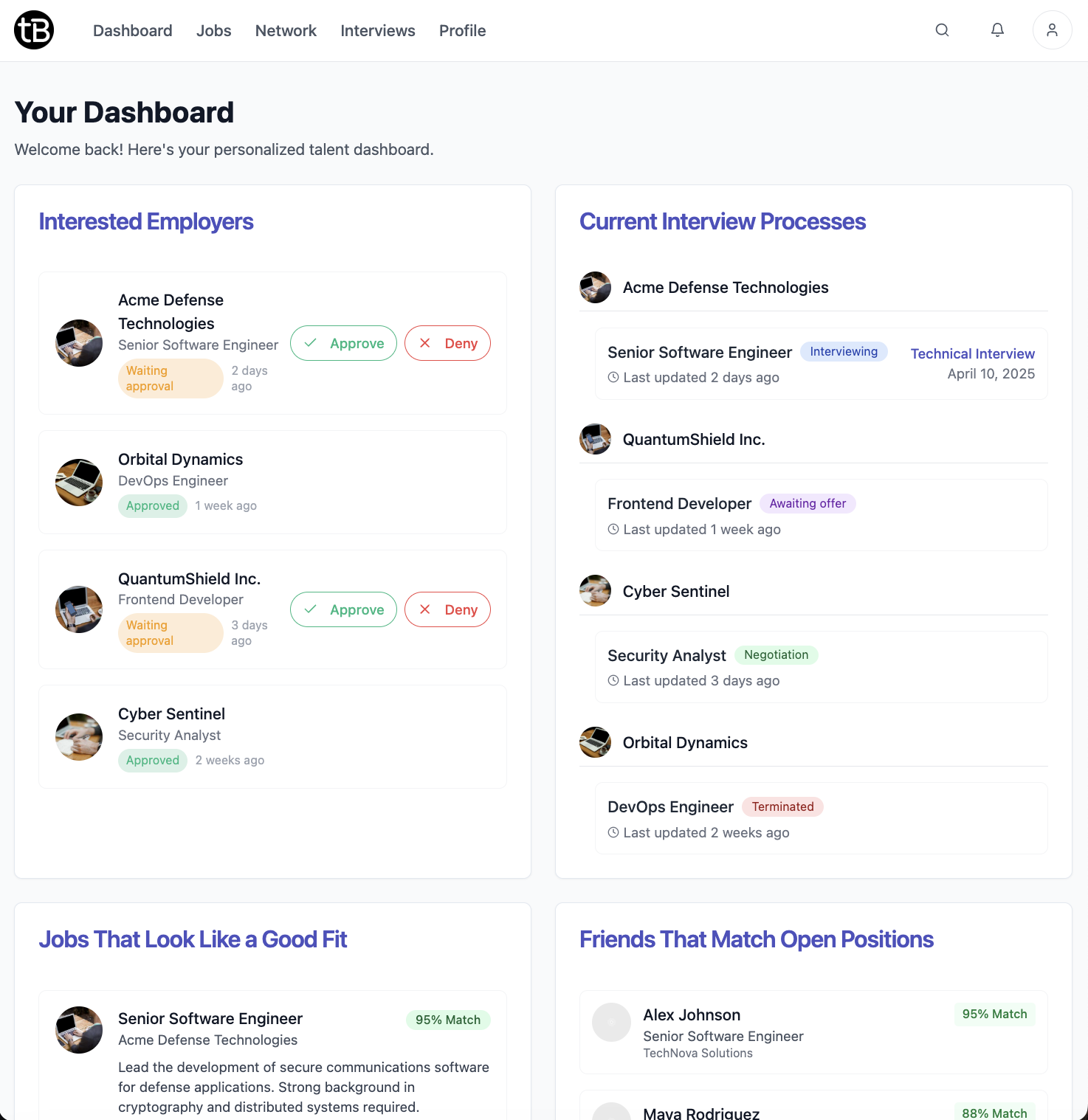 TalentBeam Candidate App
